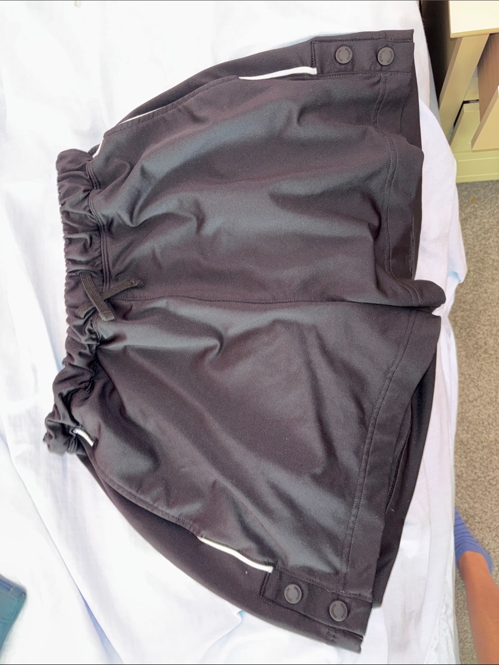 Gymshark Black Athletic Shorts with Elastic Waist